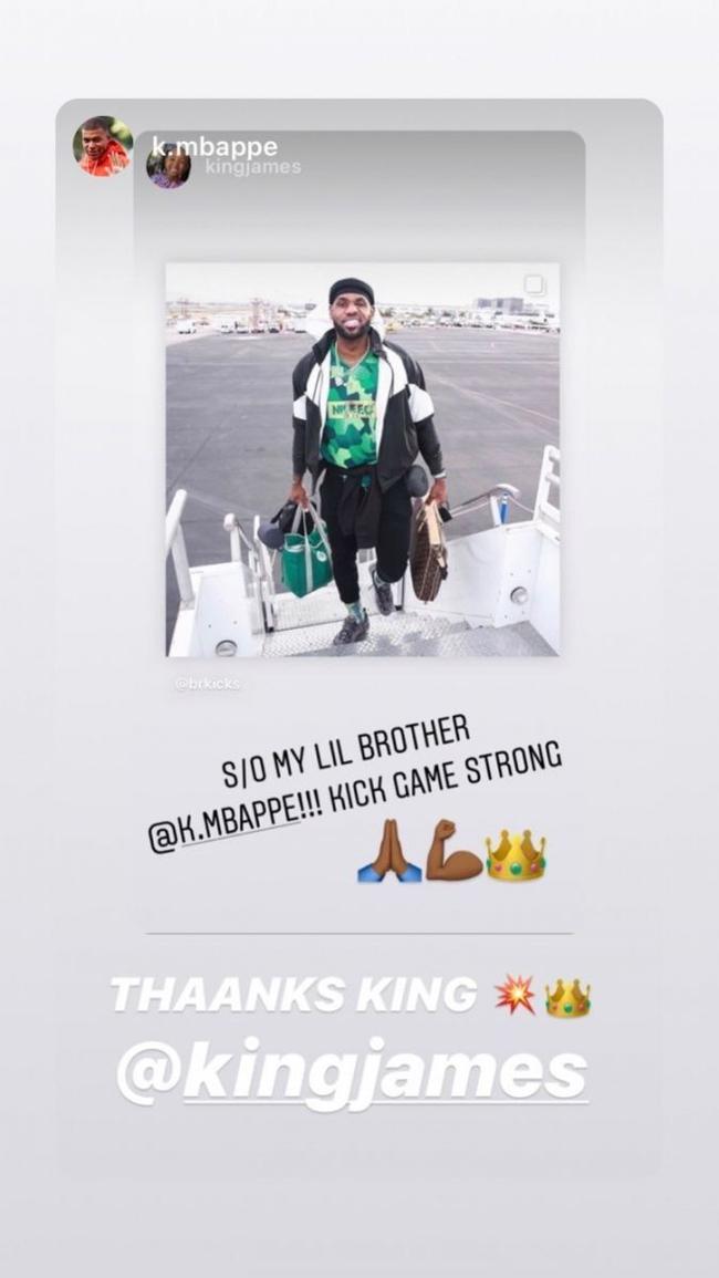 Mbappé élève un super fan de basket-ball